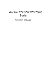 Acer Aspire 7720 Kullanım kılavuzu