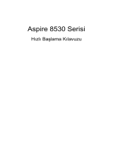 Acer Aspire 8530G Hızlı başlangıç ​​Kılavuzu