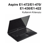 Acer Aspire E1-422 Kullanım kılavuzu