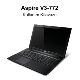 Acer Aspire V3-772G Kullanım kılavuzu