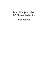 Acer X1161Pn Kullanım kılavuzu