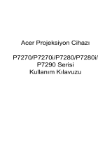 Acer P7280i Kullanım kılavuzu