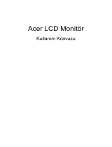 Acer B193WL Kullanım kılavuzu