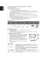 Acer B203W Hızlı başlangıç ​​Kılavuzu