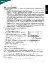 Acer P236HL Hızlı başlangıç ​​Kılavuzu