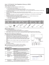 Acer S236HL Hızlı başlangıç ​​Kılavuzu