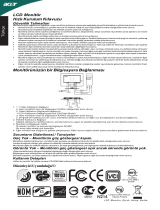 Acer X243H Hızlı başlangıç ​​Kılavuzu