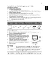 Acer V193L Hızlı başlangıç ​​Kılavuzu