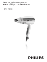Philips HP8190/00 Kullanım kılavuzu