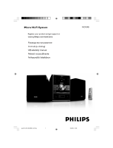 Philips MCM395/12 Kullanım kılavuzu