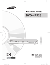Samsung DVD-HR725 Kullanım kılavuzu