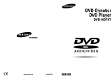 Samsung DVD-HD747 Kullanım kılavuzu