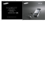 Samsung YP-T8X Kullanım kılavuzu