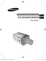 Samsung SCC-B2005P Kullanım kılavuzu