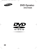 Samsung DVD-P250K Kullanım kılavuzu