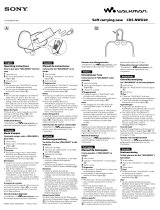 Sony CKS-NWU20 Kullanım kılavuzu