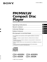 Sony CDX-3900R El kitabı