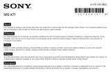 Sony SRS-X77 Önemli bilgi
