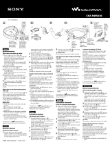 Sony CKA-NWS630 Kullanım kılavuzu