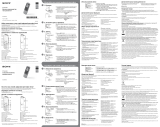 Sony ICD-BX132 Quick Start Guide and Installation