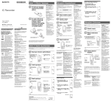 Sony ICD-B500 Kullanma talimatları