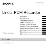 Sony PCM-M10 Kullanma talimatları