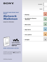 Sony NW-HD5 Kullanma talimatları