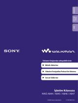 Sony NWZ-A844 Kullanma talimatları