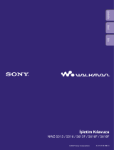 Sony NWZ-S615F Kullanma talimatları