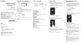 Sony NWZ-Z1060 Quick Start Guide and Installation