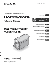 Sony DCR-HC54E Kullanma talimatları