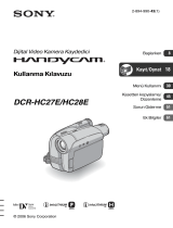 Sony DCR-HC27E Kullanma talimatları