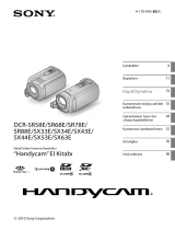 Sony DCR-SX53E Kullanma talimatları