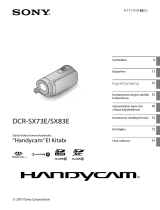Sony DCR-SX73E Kullanma talimatları