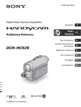 Sony DCR-HC62E Kullanma talimatları