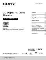 Sony HDR-TD30E Kullanma talimatları