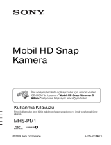 Sony MHS-PM1 Kullanma talimatları