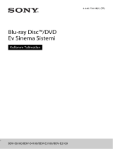 Sony BDV-E4100 Kullanma talimatları
