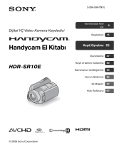 Sony HDR-SR10E Kullanma talimatları