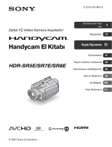 Sony HDR-SR8E Kullanma talimatları