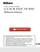 Nikon COOLPIX W300 Başvuru Kılavuzu