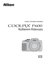 Nikon COOLPIX P600 Kullanım kılavuzu