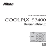 Nikon COOLPIX S3400 Başvuru Kılavuzu