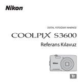 Nikon COOLPIX S3600 Başvuru Kılavuzu