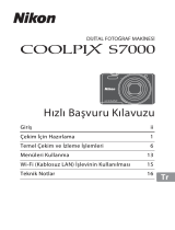 Nikon COOLPIX S7000 Başvuru Kılavuzu