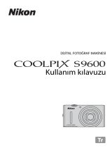 Nikon COOLPIX S9600 Kullanım kılavuzu