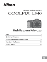 Nikon COOLPIX L340 Başvuru Kılavuzu