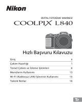 Nikon COOLPIX L840 Başvuru Kılavuzu