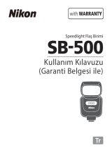 Nikon SB-500 Kullanım kılavuzu