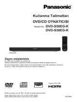 Panasonic DVDS58 Kullanma talimatları